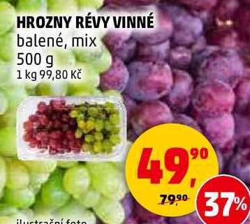 HROZNY RÉVY VINNÉ balené, mix, 500 g  