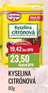 KYSELINA CITRÓNOVÁ 80g 