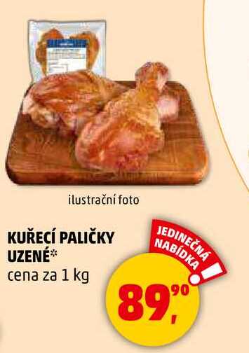 KUŘECÍ PALIČKY UZENÉ, 1 kg
