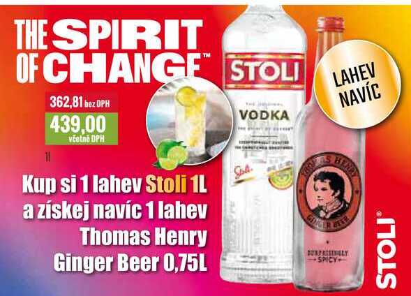 STOLI VODKA 1l