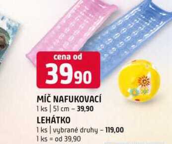 MÍČ NAFUKOVACÍ 1 ks 51 cm 1 ks vybrané druhy 