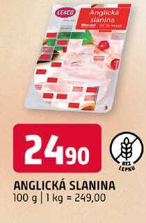 Anglická Slanina 100 g 