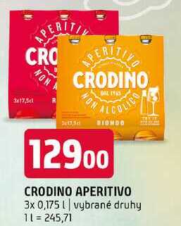 Crodino aperitivo 3x 0,175 vybrané druhy