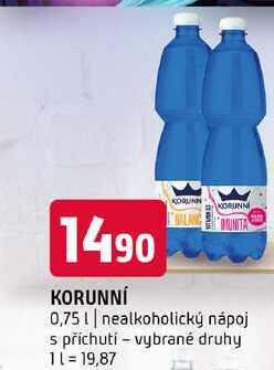 Korunní vybrané druhy 0.75l