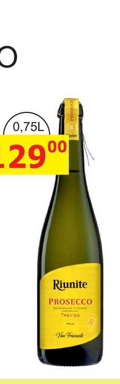 RIUNITE PROSECCO - SPAGO 0,75L 