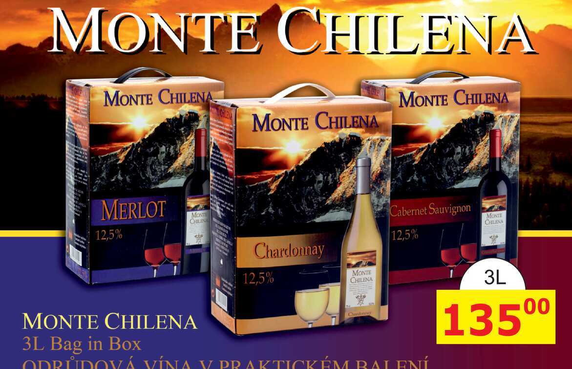 MONTE CHILENA 3L Bag in Box 12,5% 