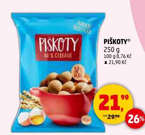 PIŠKOTY, 250 g  