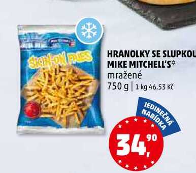 HRANOLKY SE SLUPKOL MIKE MITCHELL'S mražené, 750 g  