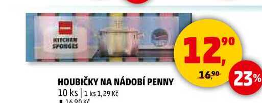 HOUBIČKY NA NÁDOBÍ PENNY, 10 ks  