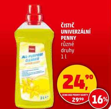 ČISTIČ UNIVERZÁLNÍ PENNY různé druhy, 1 l 