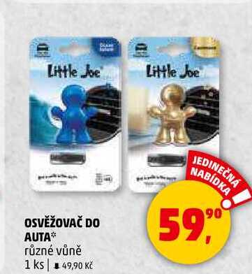 OSVĚŽOVAČ DO AUTA různé vůně, 1 ks  