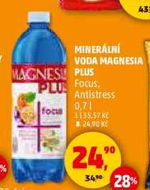 MINERÁLNÍ VODA MAGNESIA PLUS, 0,7 l