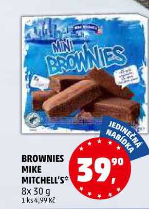 BROWNIES MIKE MITCHELL'S, 8x 30 g