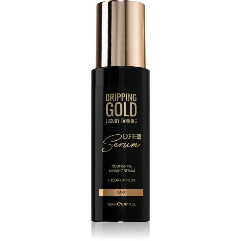 Dripping Gold Express Tanning Serum samoopalovací přípravek na tělo odstín Dark 150 ml