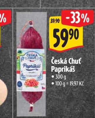   Česká Chuť Paprikáš 300 g  