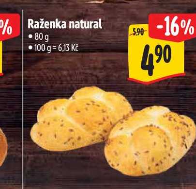 Raženka natural 80g 