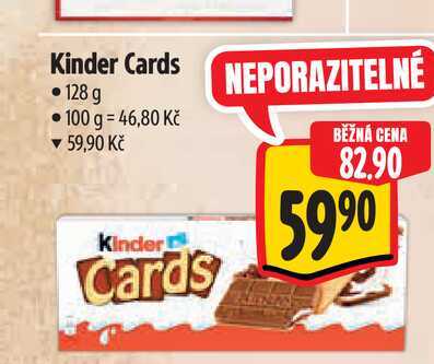 Kinder Cards 128 g