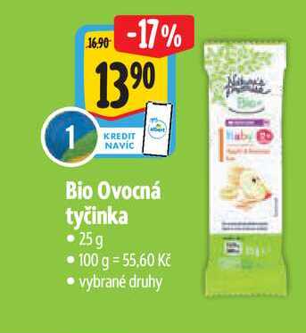  Bio Ovocná tyčinka  25 g  
