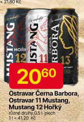 Ostravar 11° 0,5 l plech 