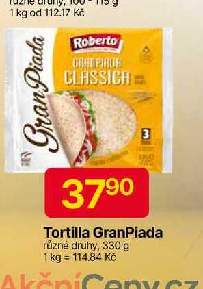 Roberto Tortilla různé druhy, 330 g