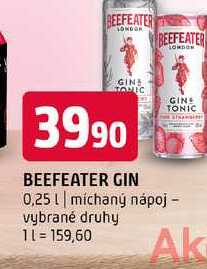 Beefeater gin 0,25l míchaný nápoj vybrané druhy 