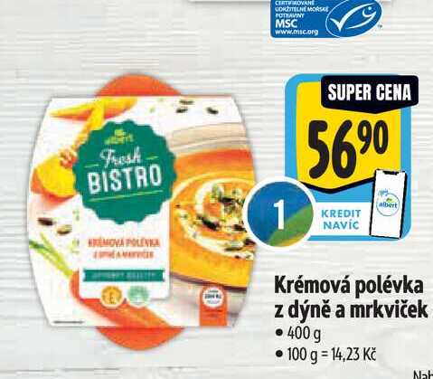   Krémová polévka z dýně a mrkviček 400 g  