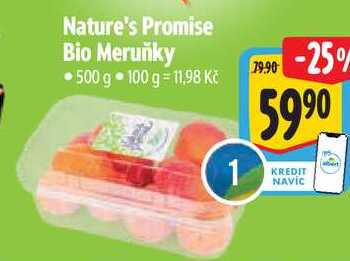 Nature's Promise Bio Meruňky, 500 g