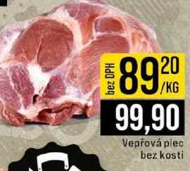 Vepřová plec bez kosti 1kg 