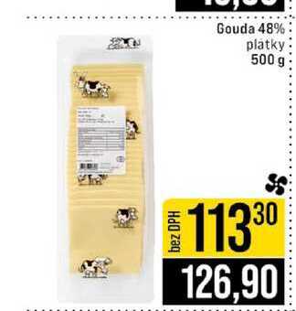 Gouda 48% plátky 500 g