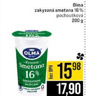Olma zakysaná smetana 16% pochoutková 200 g 