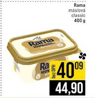 Rama máslová classic 400 g v akci
