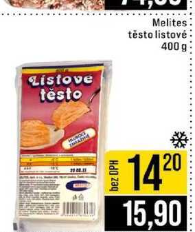 Melites těsto listové 400 g 