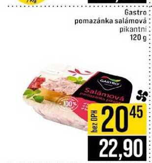 Gastro pomazánka salámová pikantni 120 g 
