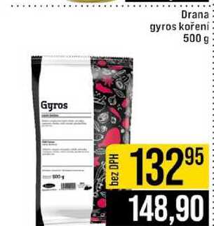 Drana gyros koření 500 g 