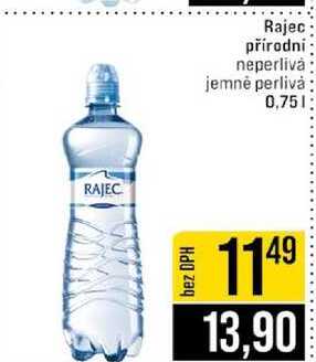 Rajec přírodní neperlivá jemné perlivá 0,75l