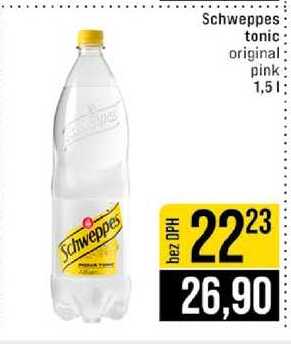 Schweppes tonic original pink 1,5l