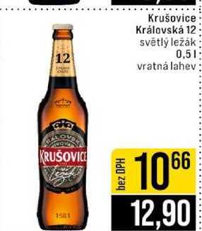 Krušovice Královská 12 světlý ležák 0,5l