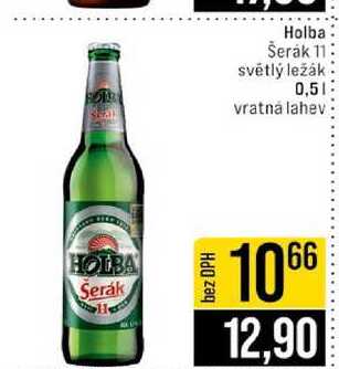 Holba Šerák 11 světlý ležák 0,5l