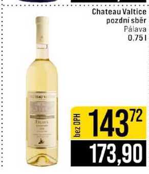 Chateau Valtice pozdní sběr Pálava 0.75l