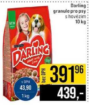 Darling granule pro psy s hovězím 10 kg