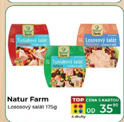Natur farm Lososový šalát 175 g