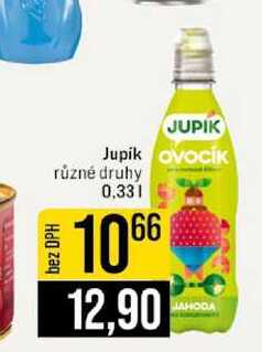 Jupik různé druhy 0,33l