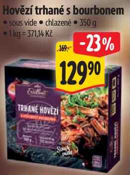 Hovězí trhané s bourbonem, 350 g