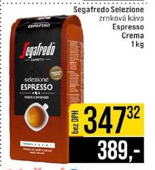 Segafredo Selezione zrnková káva Espresso Crema 1kg 