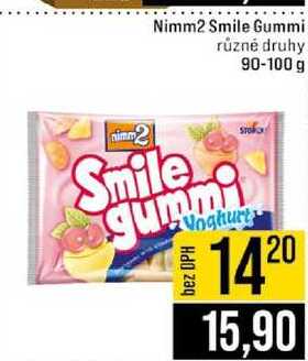 Nimm2 Smile Gummi různé druhy 90-100 g