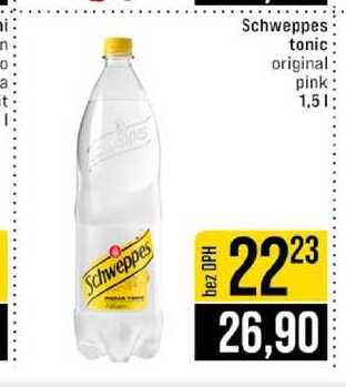 Schweppes tonic original pink 1,5l