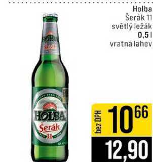 Holba Šerák 11 světlý ležák 0,5l