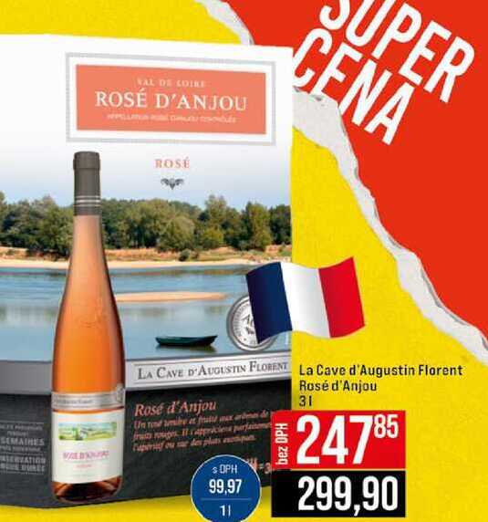 La Cave d'Augustin Florent Rosé d'Anjou 3l