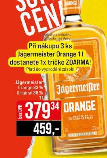 Jägermeister Drange 33% Original 38% 1l