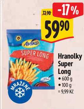 Hranolky Super Long, 600 g